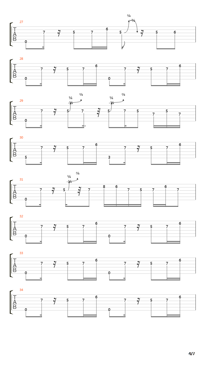 Hook Line And Sinker吉他谱