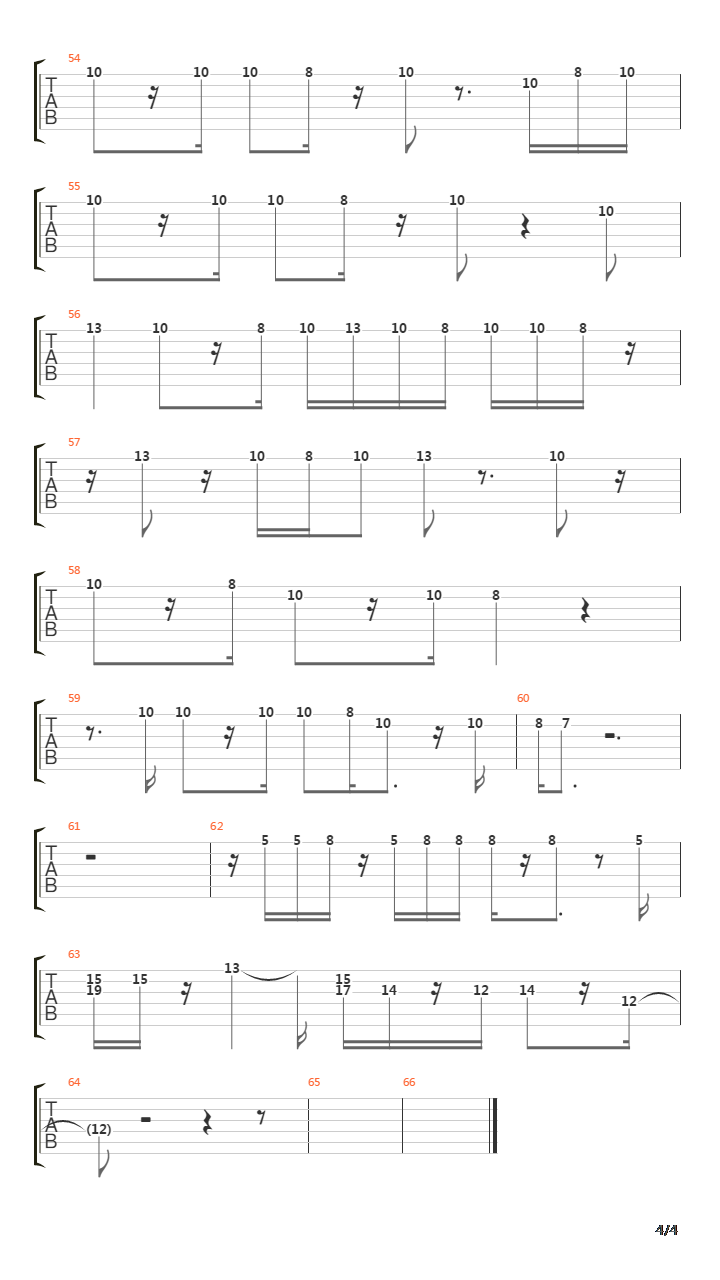 Your Funeral And My Trial吉他谱