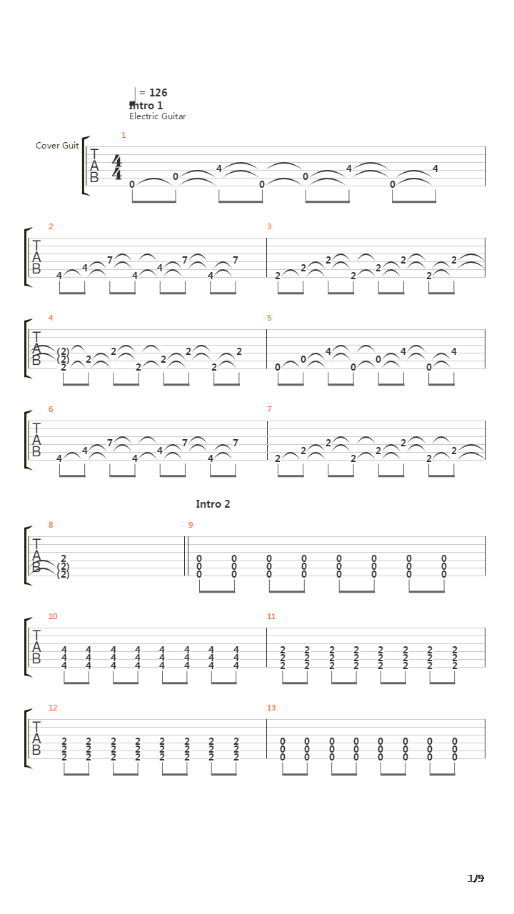 Let It Die吉他谱