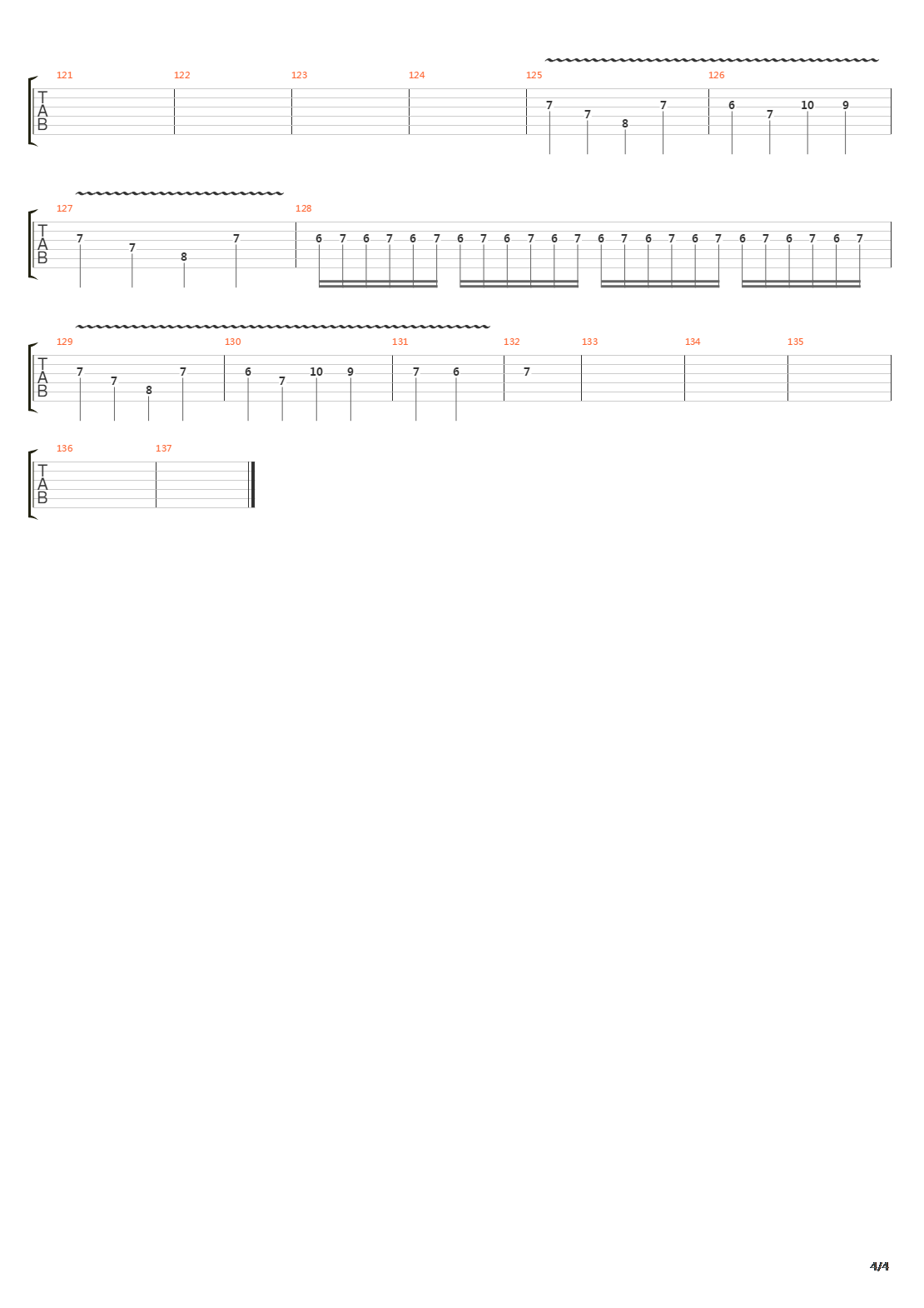 The Fog吉他谱