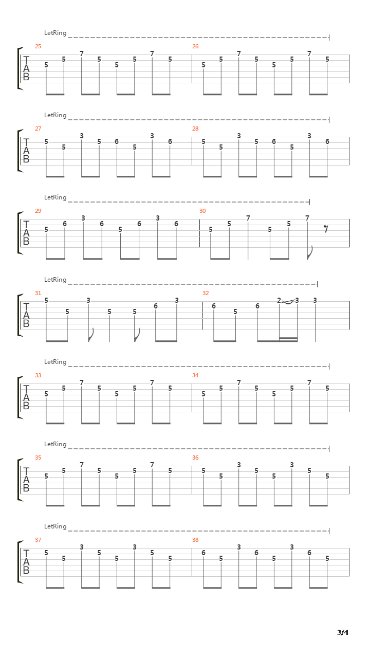 K吉他谱