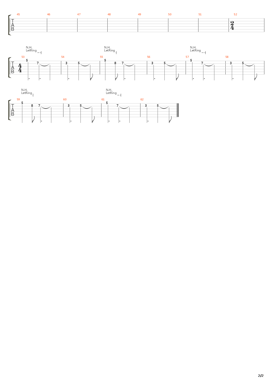 Showdown吉他谱