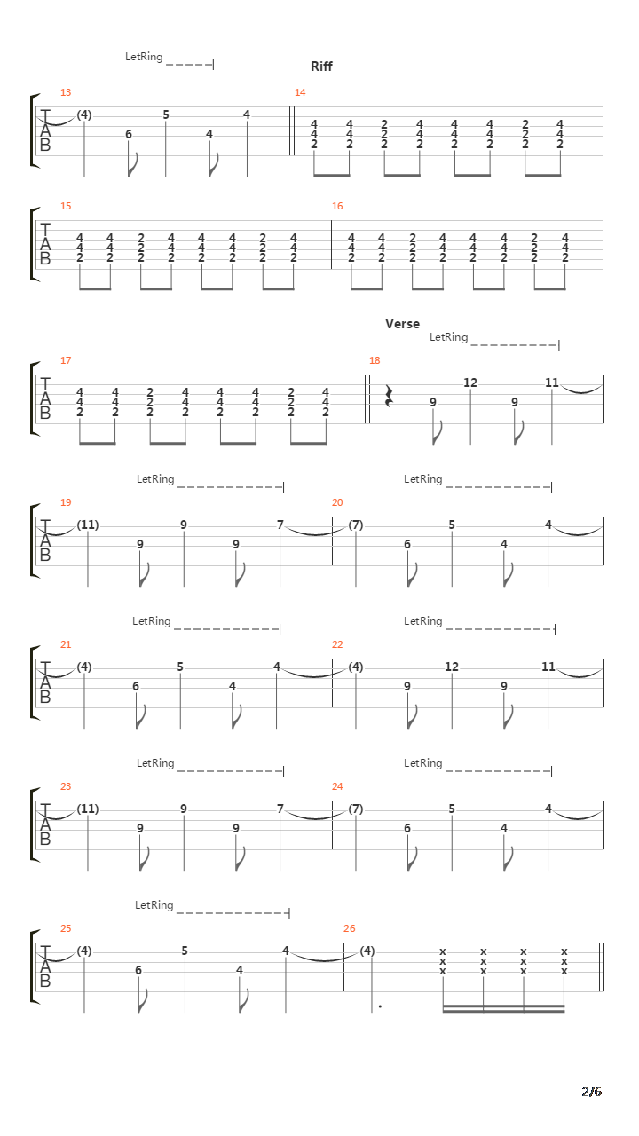 The Way It Is吉他谱