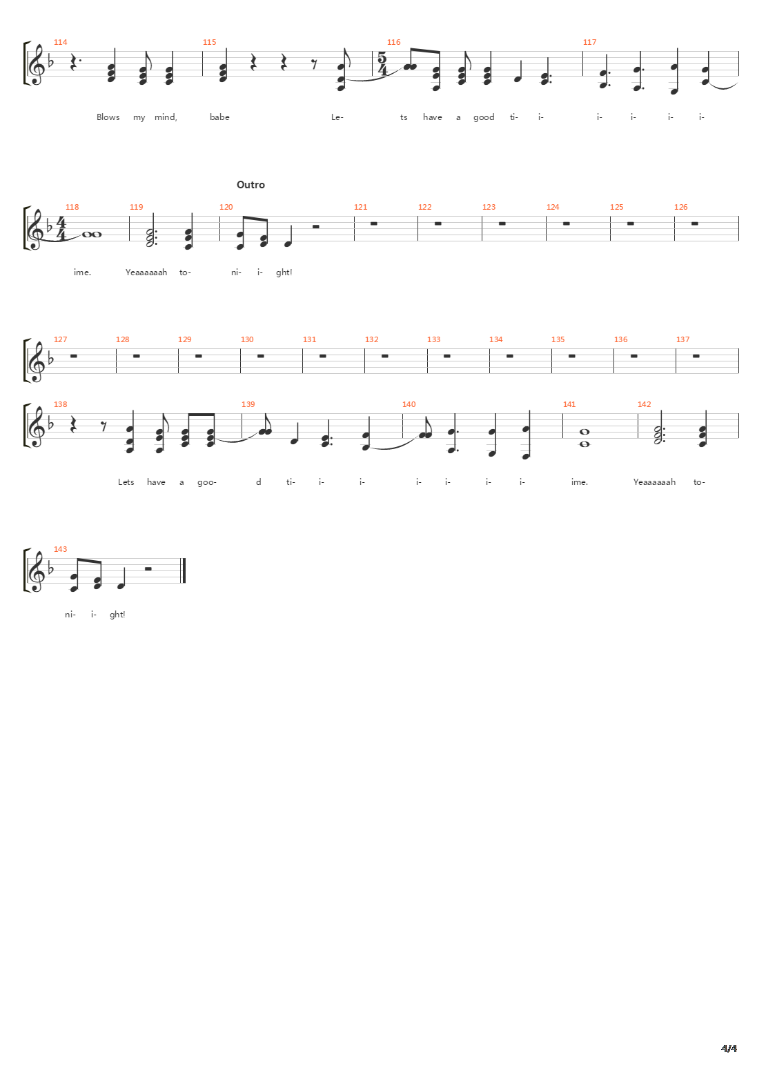 The Hit吉他谱