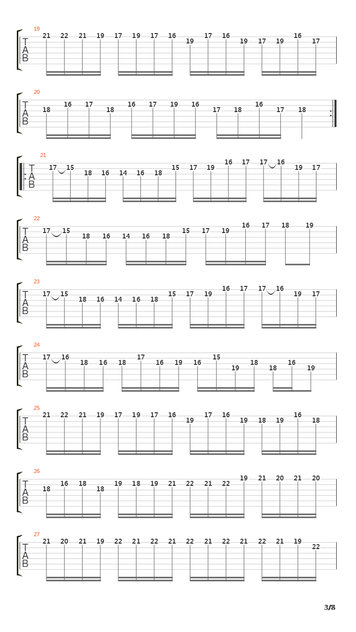 Turkish Rondo(土耳其进行曲)吉他谱