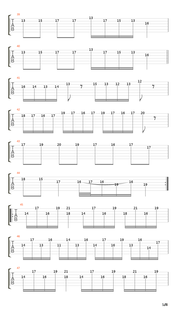 Turkish Rondo(土耳其进行曲)吉他谱