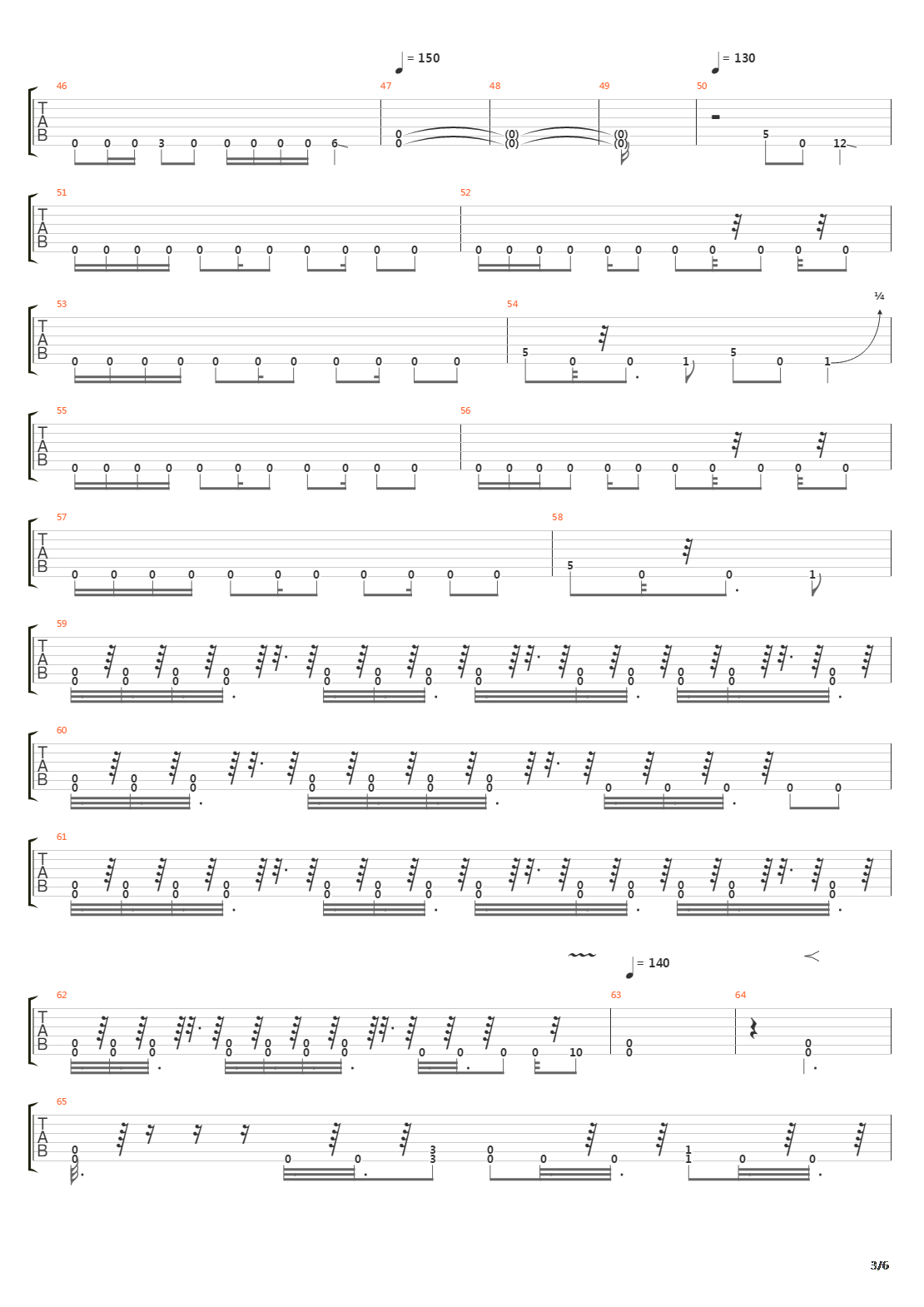 Downfall吉他谱