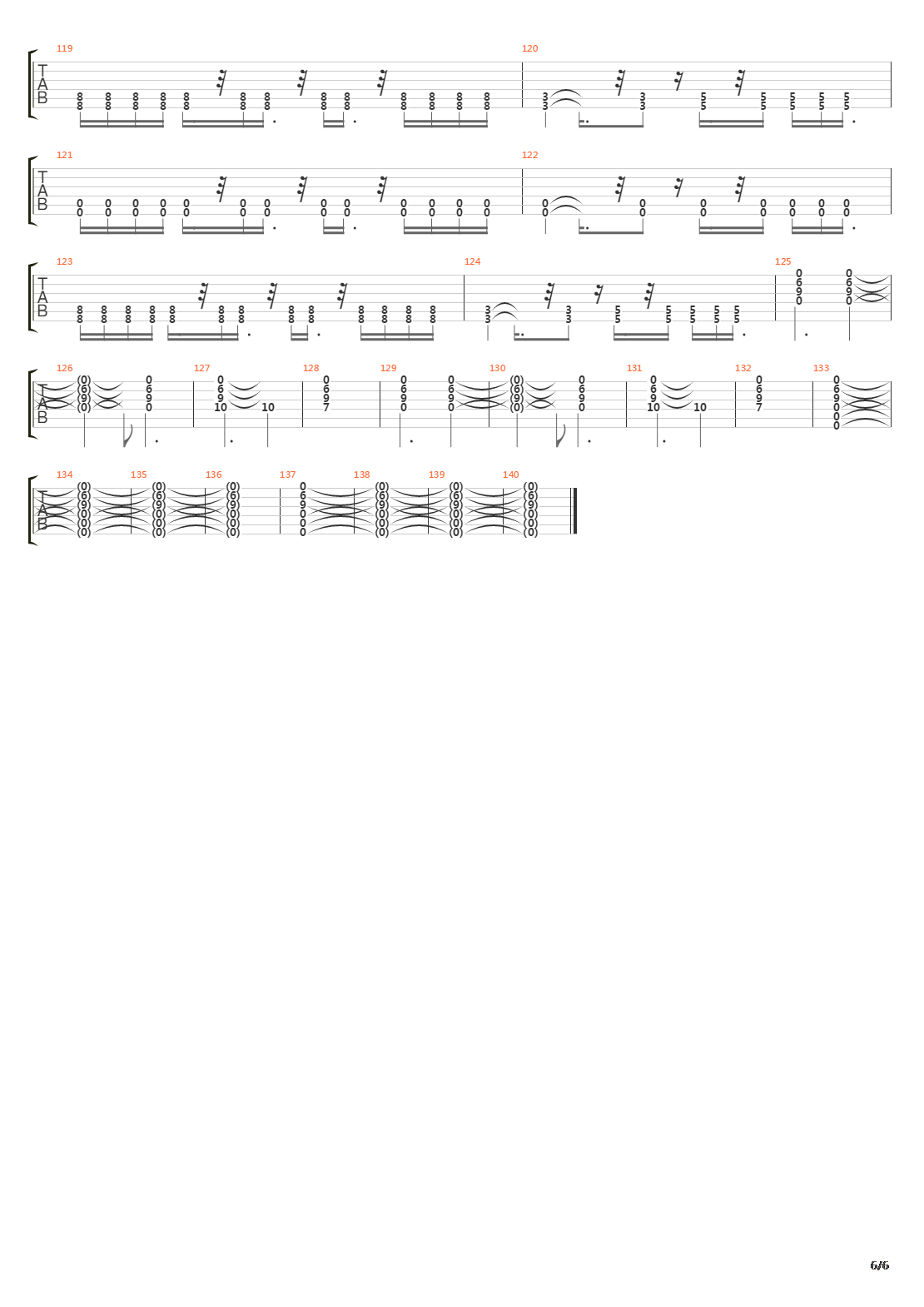 Downfall吉他谱