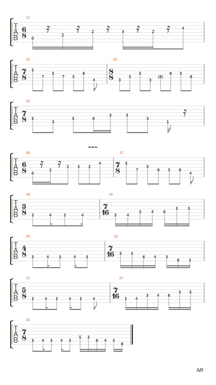 Dance Of Eternity (Intro)吉他谱