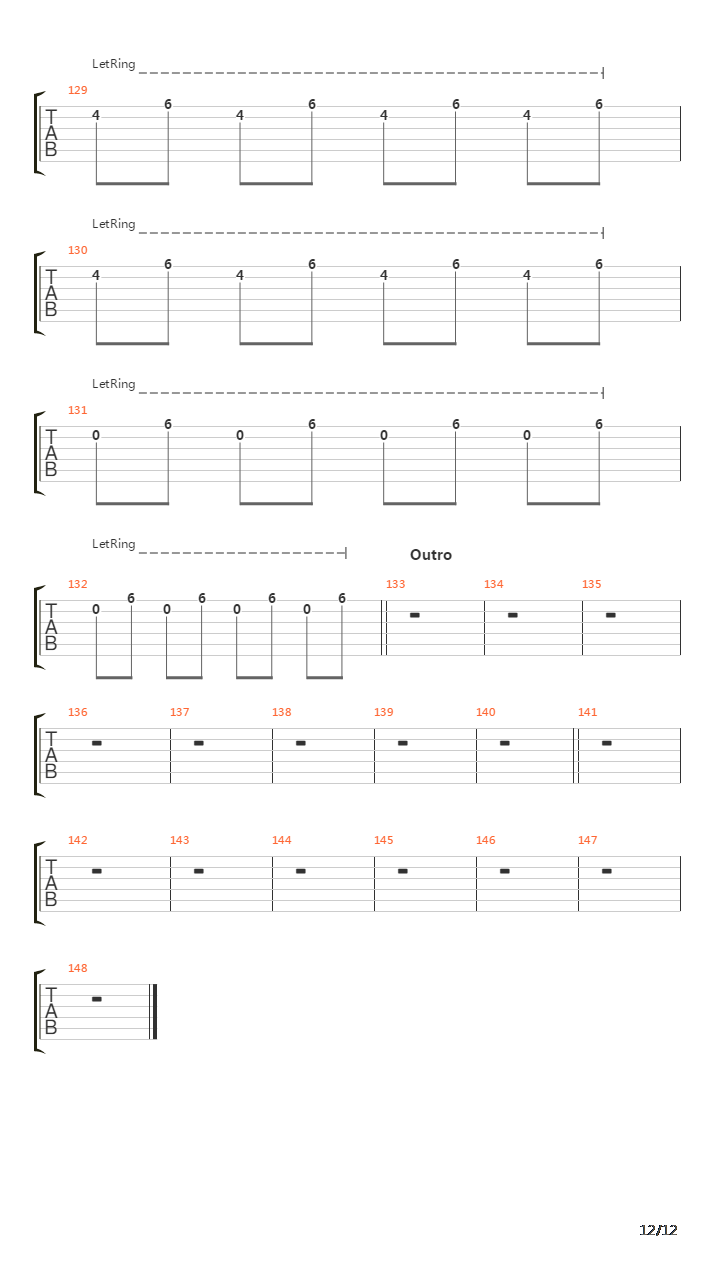 I Walk Beside You (4 String Bass Standard Tuning)吉他谱