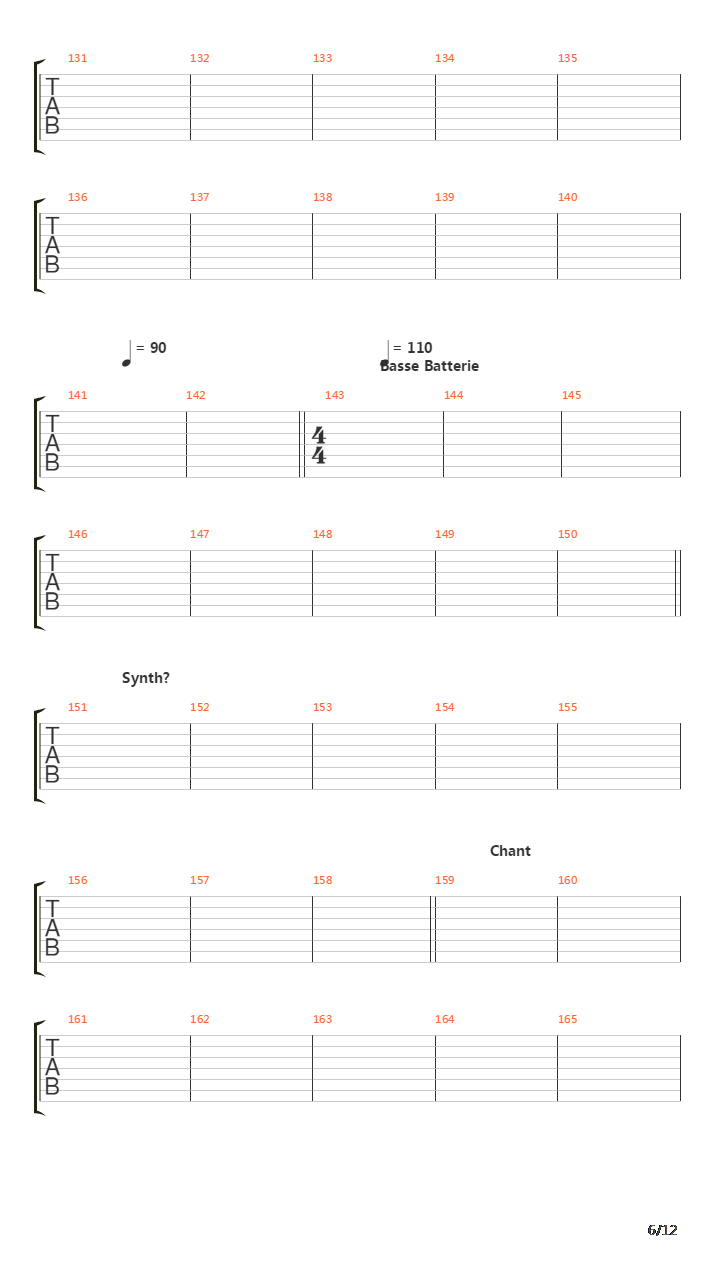 In The Name Of God (7 String)吉他谱