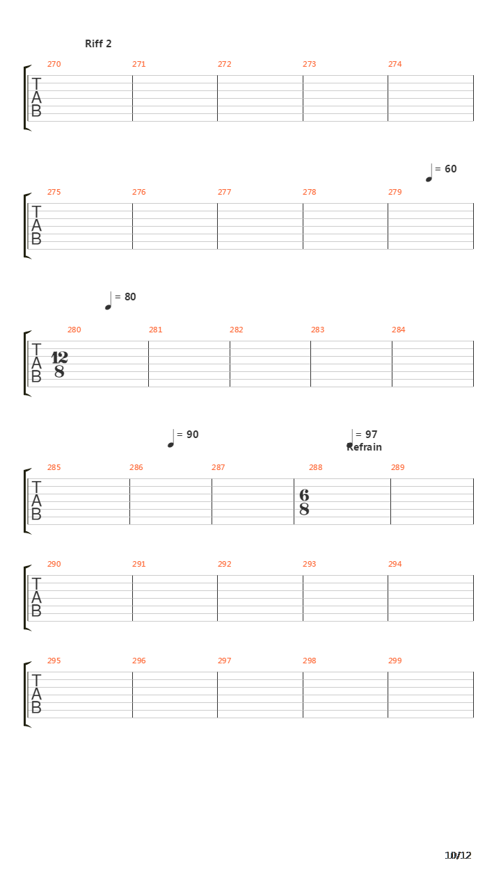 In The Name Of God (7 String)吉他谱