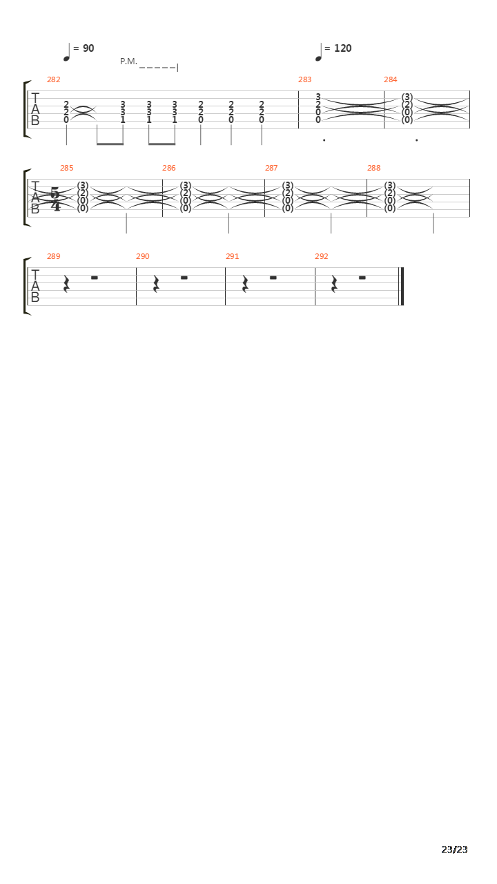 Stream of Consciousness吉他谱