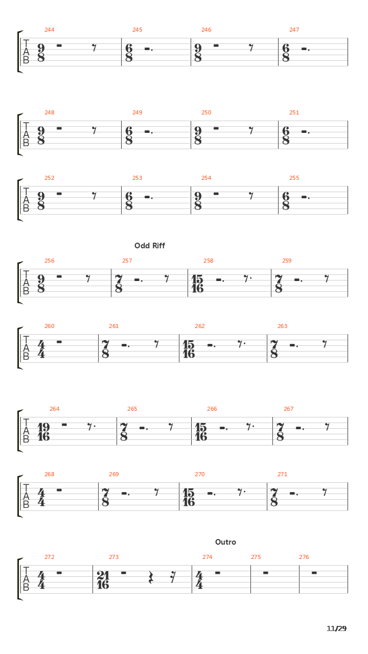 The Count Of Tuscany (Full Song)吉他谱