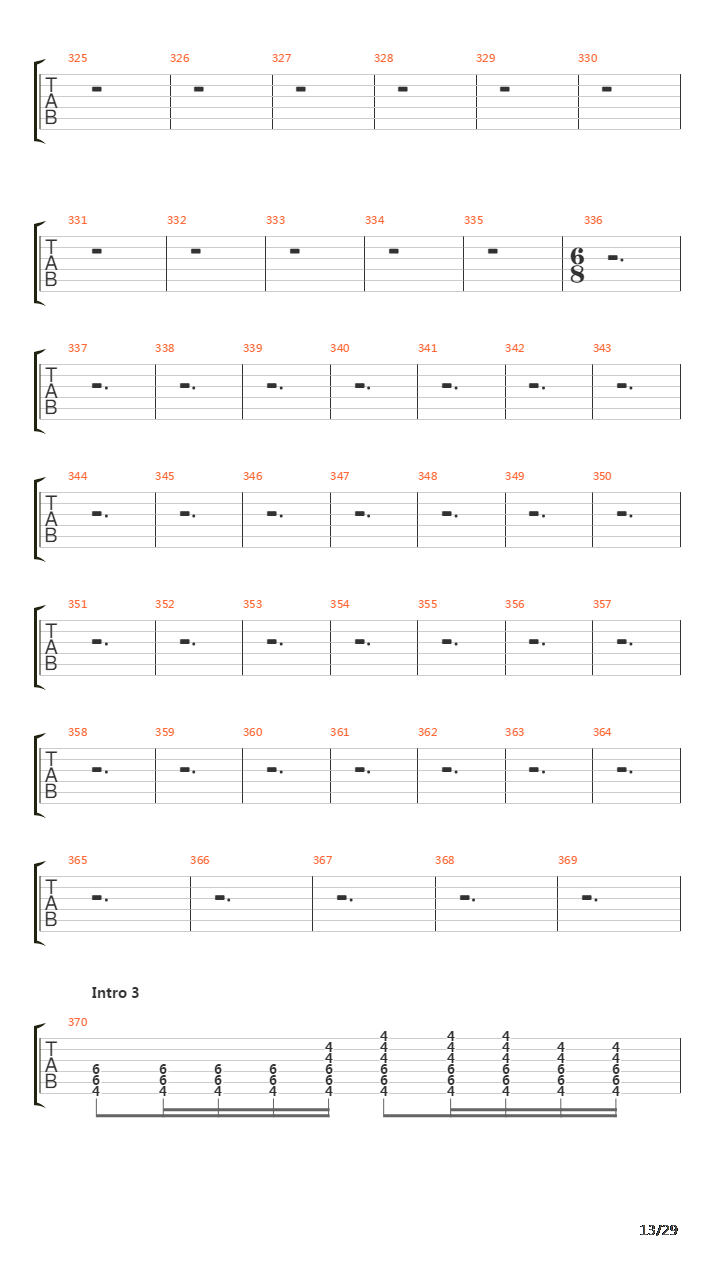 The Count Of Tuscany (Full Song)吉他谱