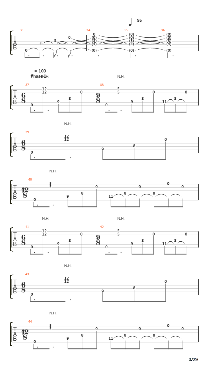 The Count Of Tuscany (Full Song)吉他谱