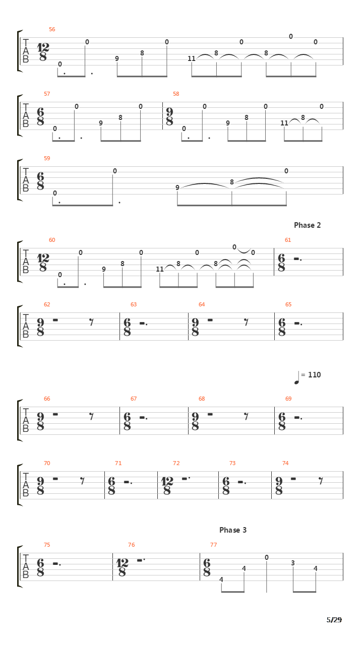 The Count Of Tuscany (Full Song)吉他谱