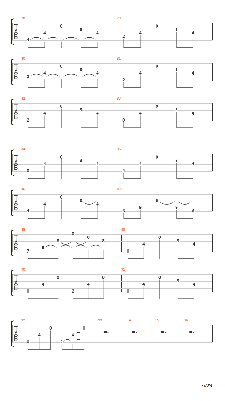 The Count Of Tuscany (Full Song)吉他谱