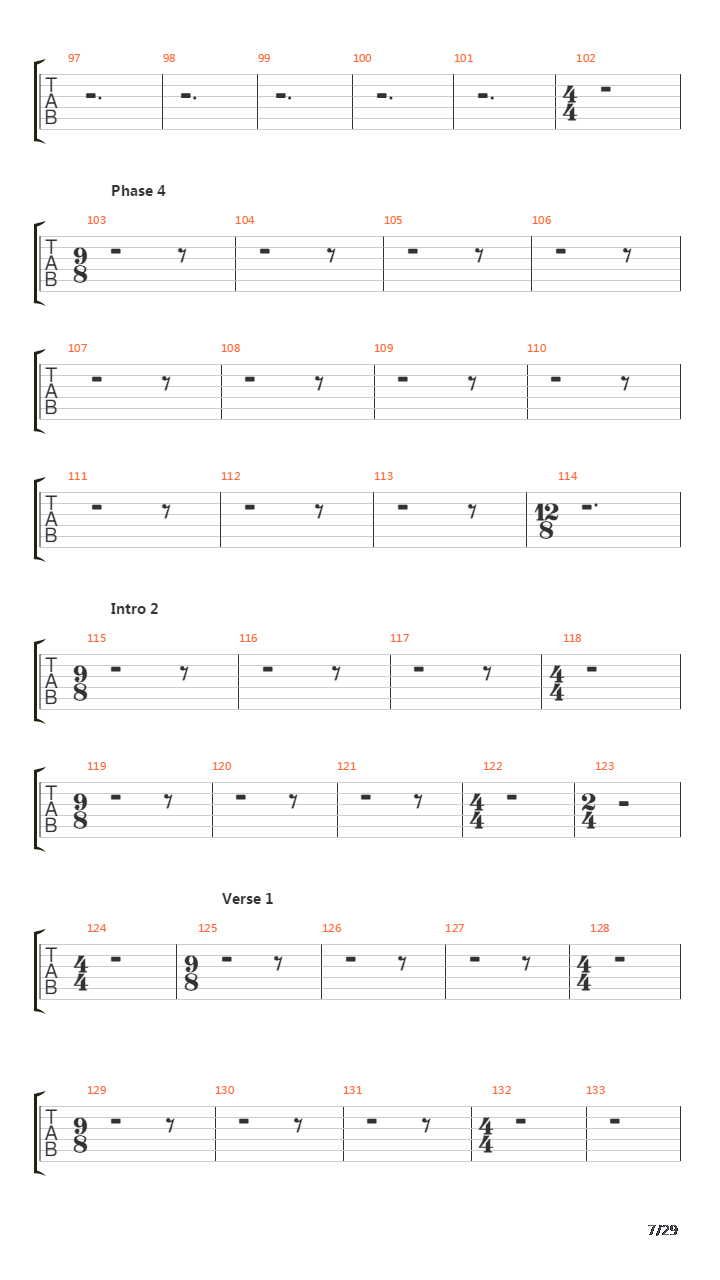 The Count Of Tuscany (Full Song)吉他谱