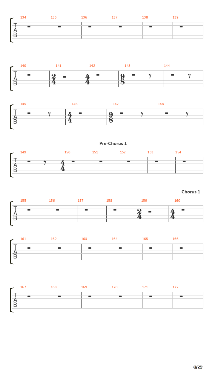 The Count Of Tuscany (Full Song)吉他谱