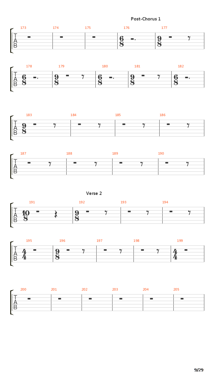 The Count Of Tuscany (Full Song)吉他谱