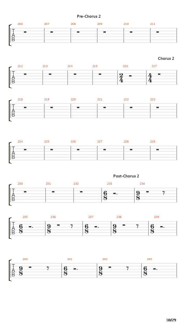 The Count Of Tuscany (Full Song)吉他谱