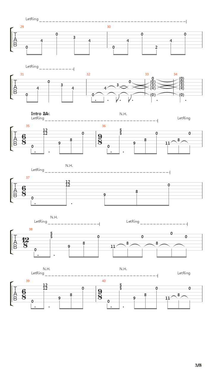 The Count Of Tuscany (Intro)吉他谱