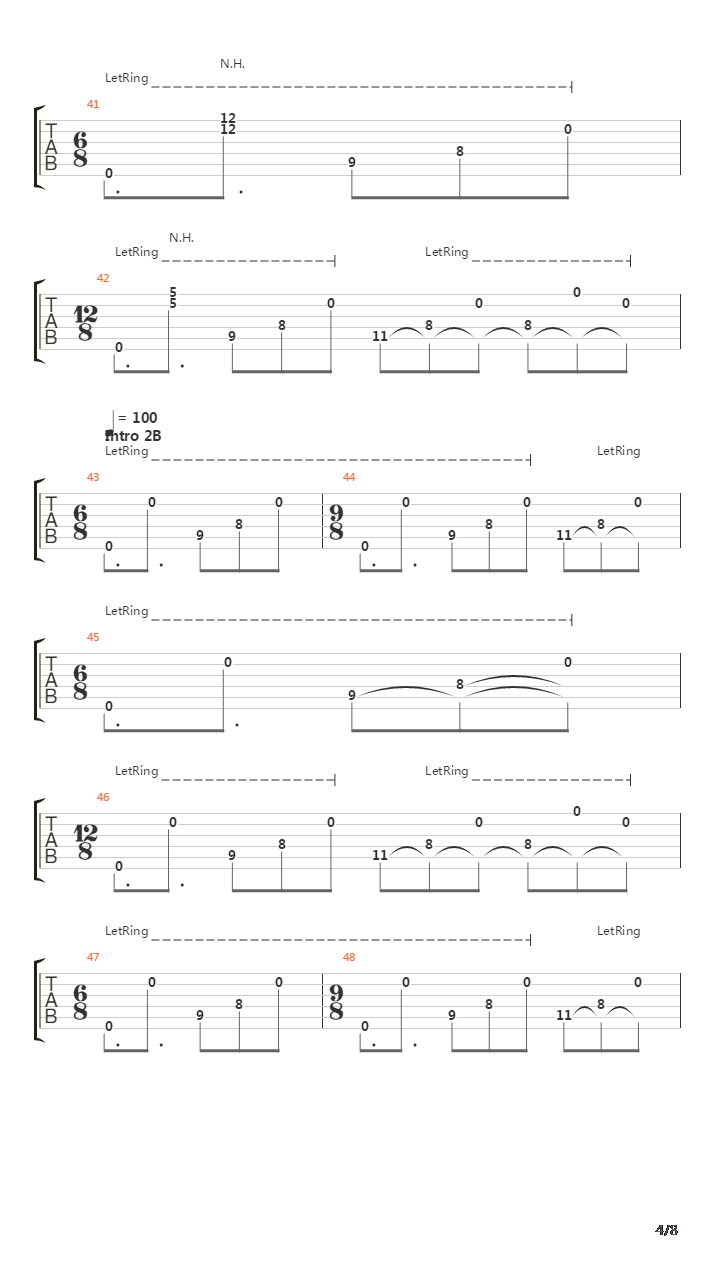 The Count Of Tuscany (Intro)吉他谱