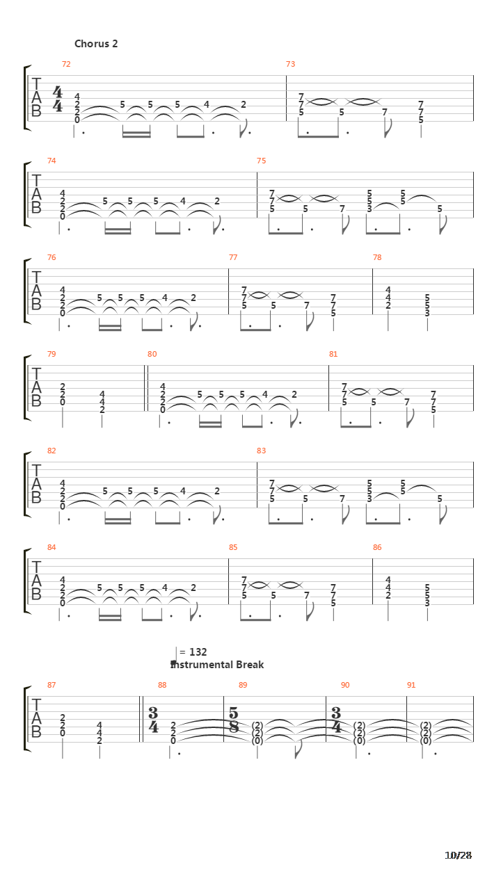 The Dark Eternal Night (Full Song)吉他谱