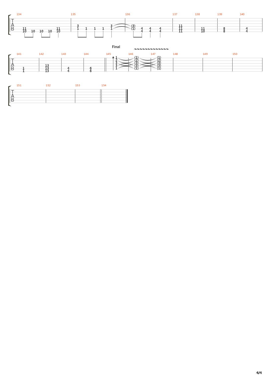 Wither (Custom Version)吉他谱