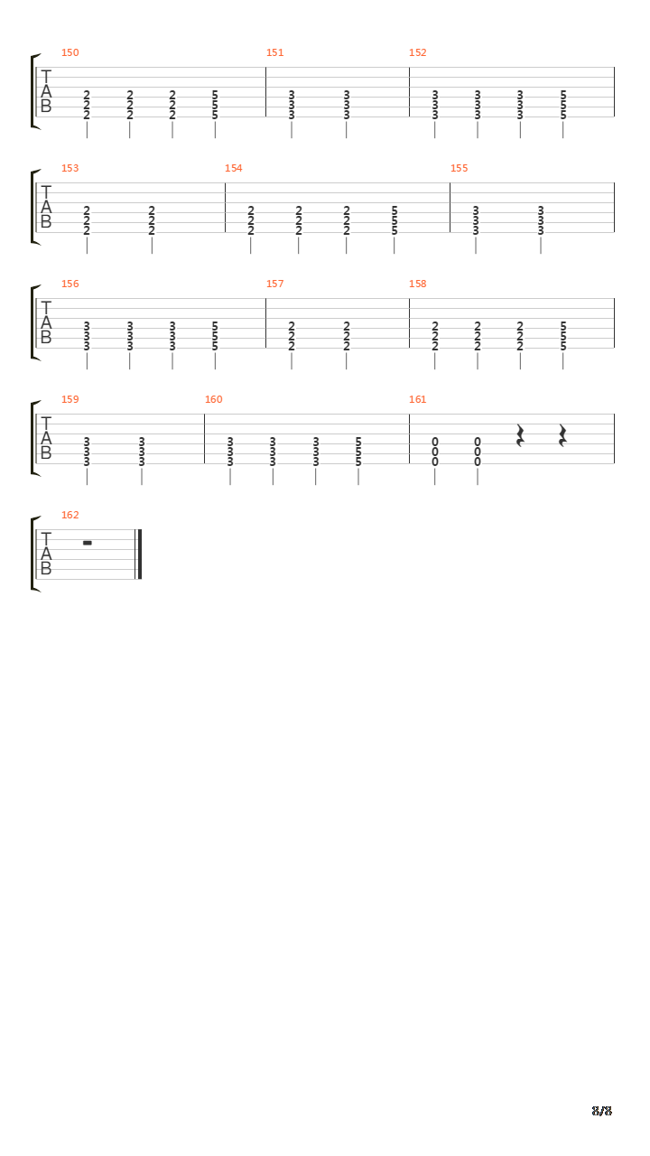 Mute吉他谱