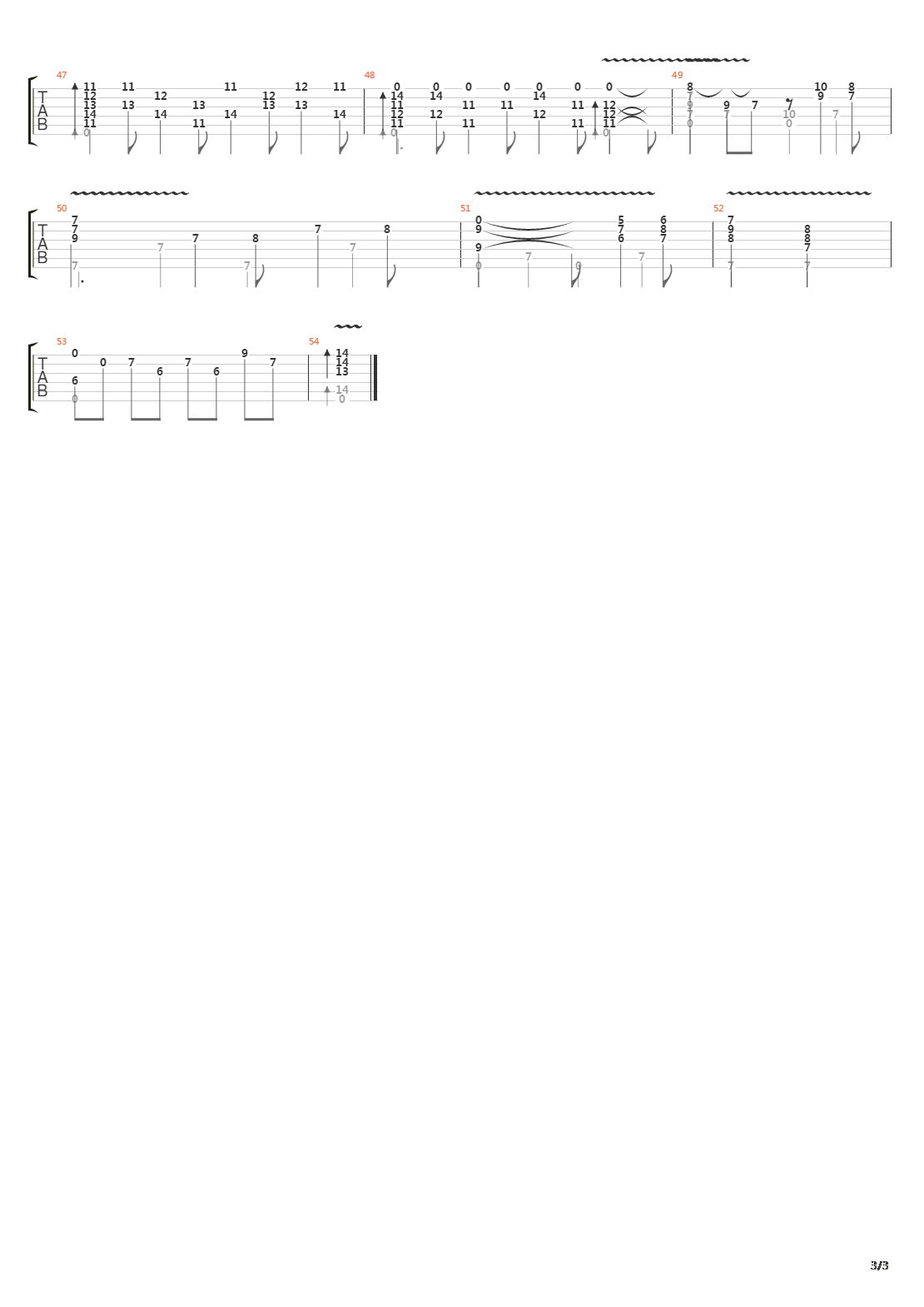 Lament For A Lost Love吉他谱