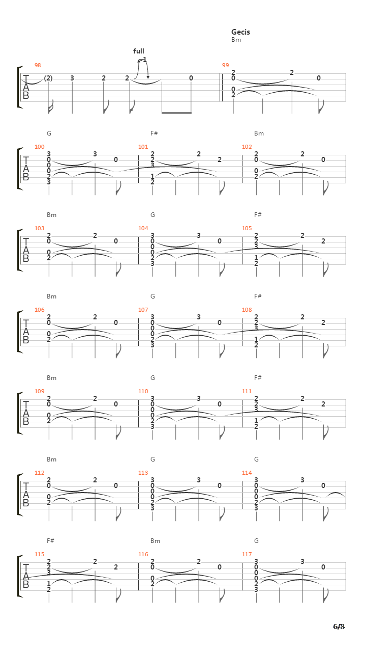 Bal吉他谱