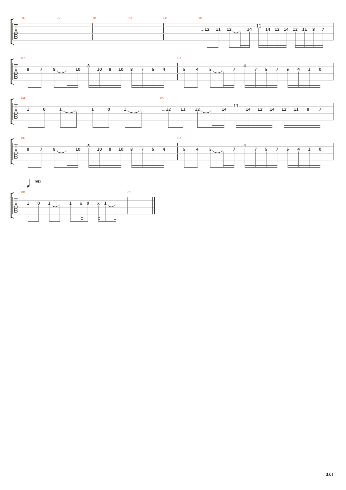 Deli吉他谱