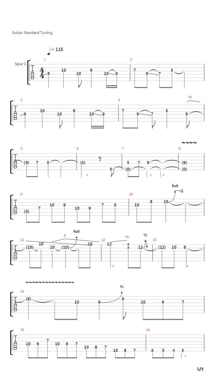 Duman Melankoli Solo吉他谱