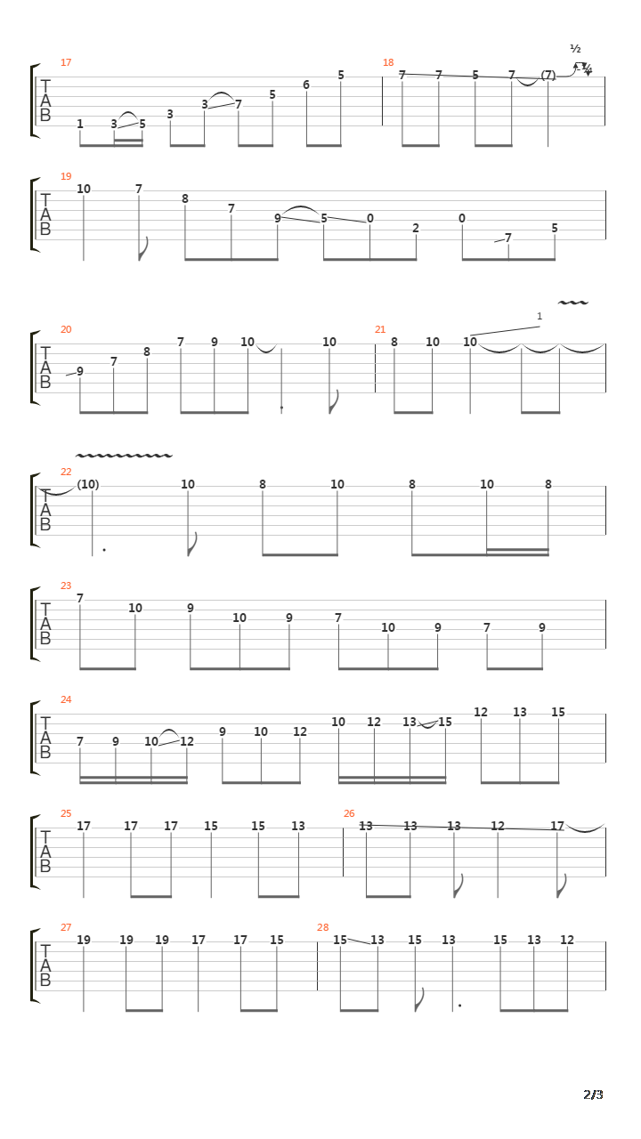 Duman Melankoli Solo吉他谱