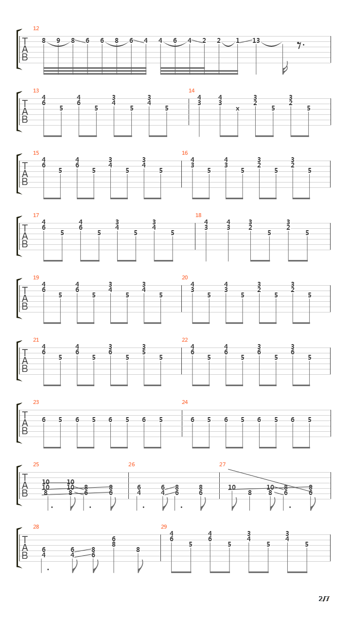 Oje(Version 2)吉他谱