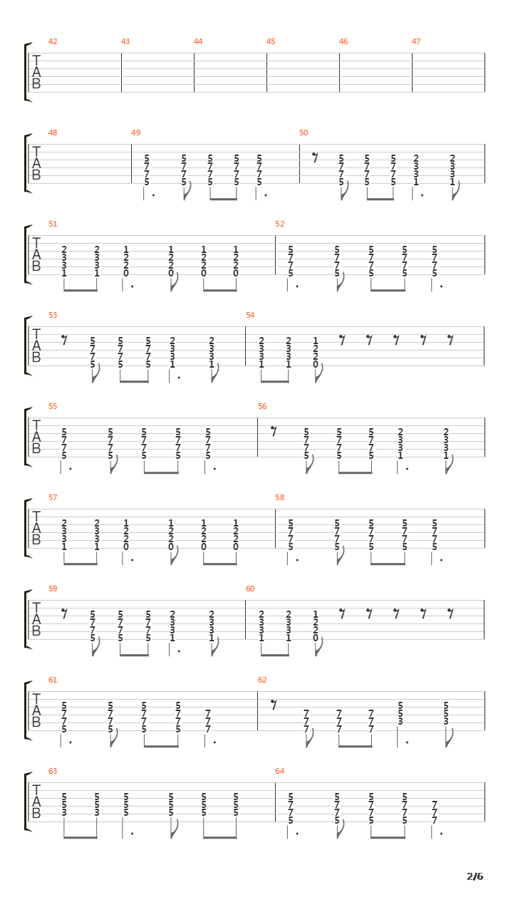 Vals吉他谱