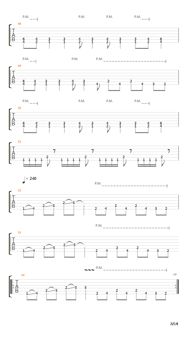 Intentional Manslaughter吉他谱