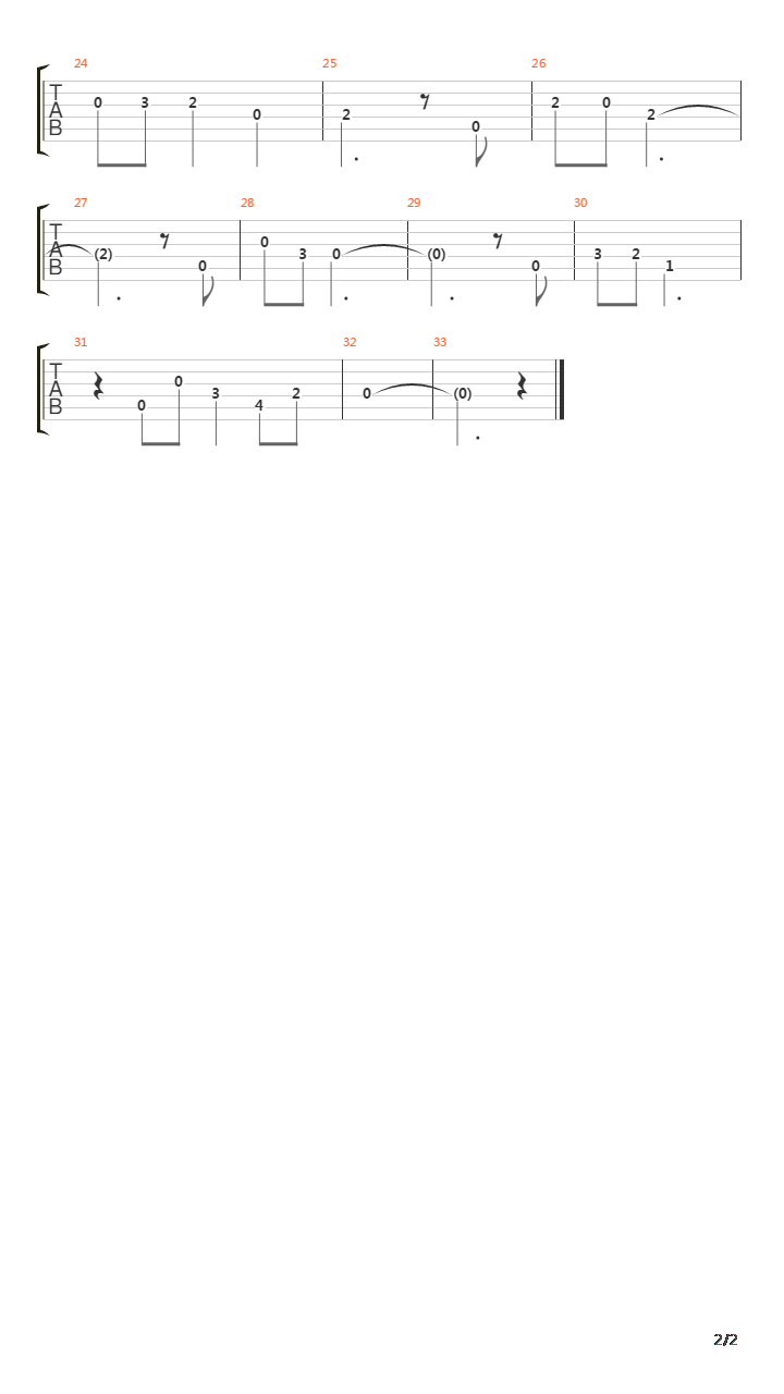 Nature Boy (Theme)吉他谱