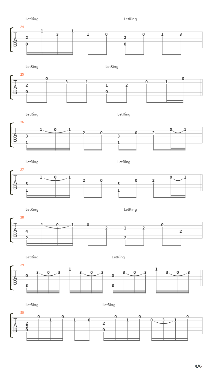 尸体派对 - The road to hell吉他谱