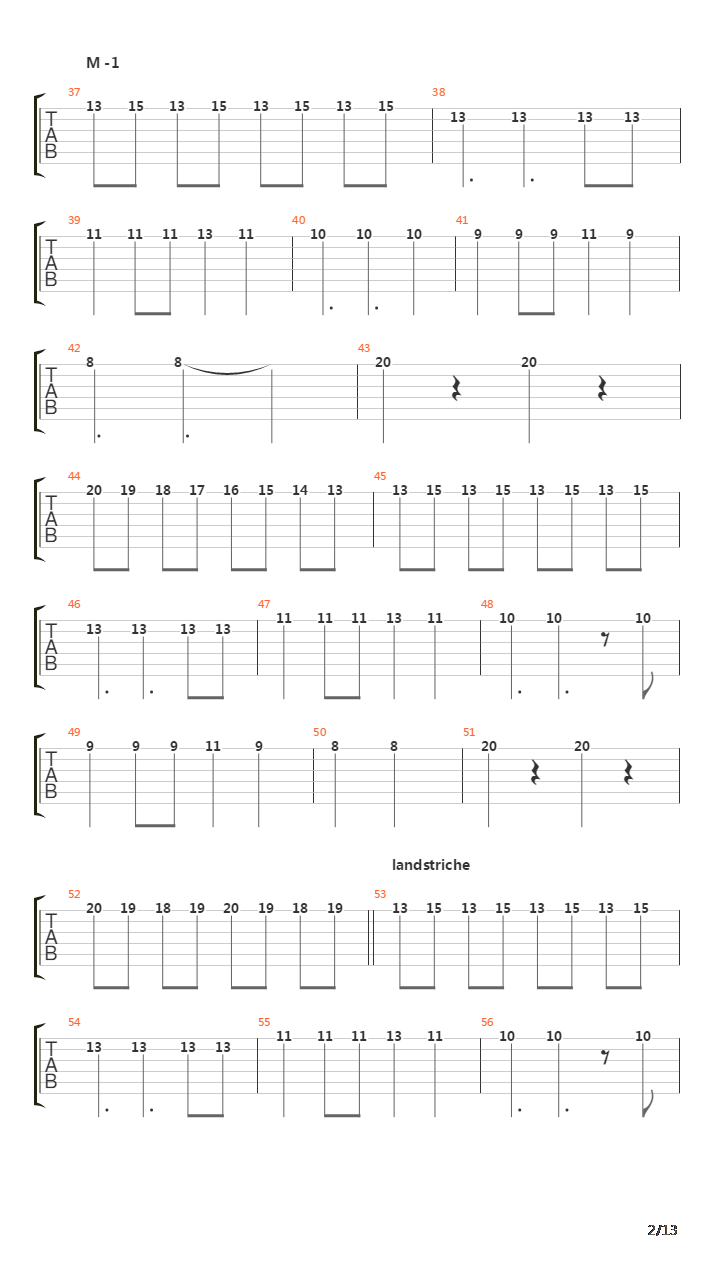 Krebskolonie吉他谱