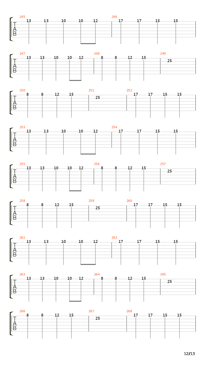 Krebskolonie吉他谱