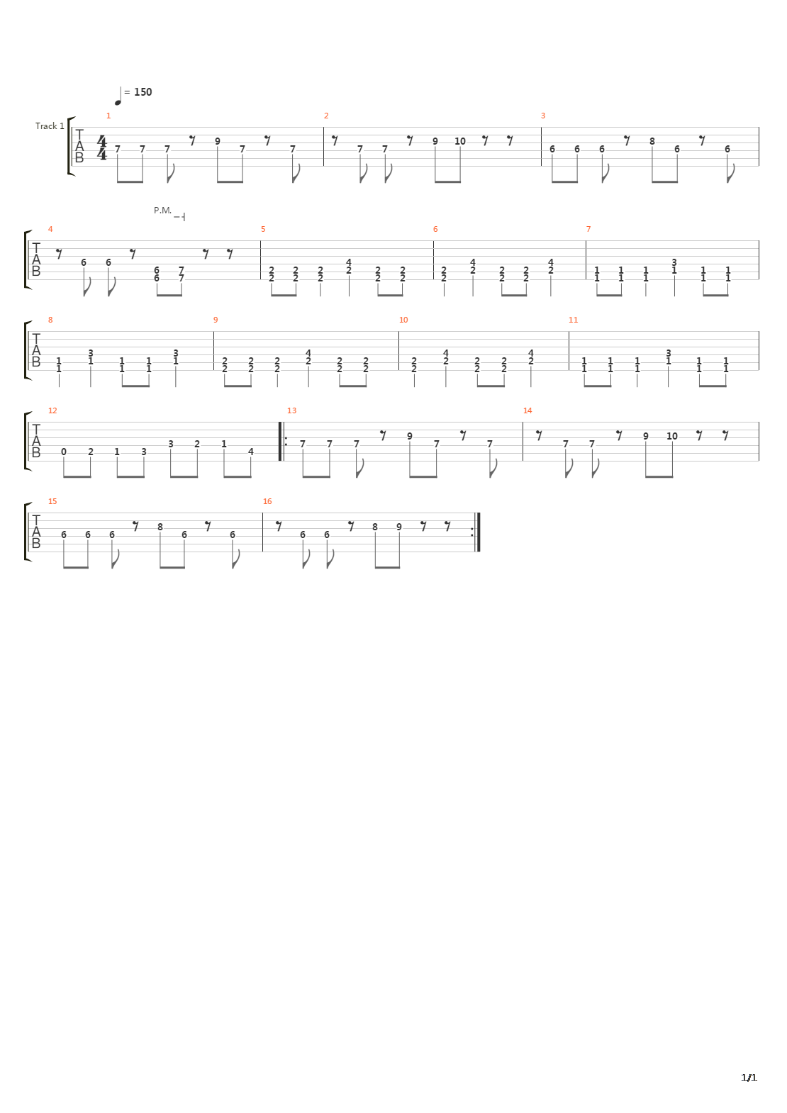 Rabies吉他谱
