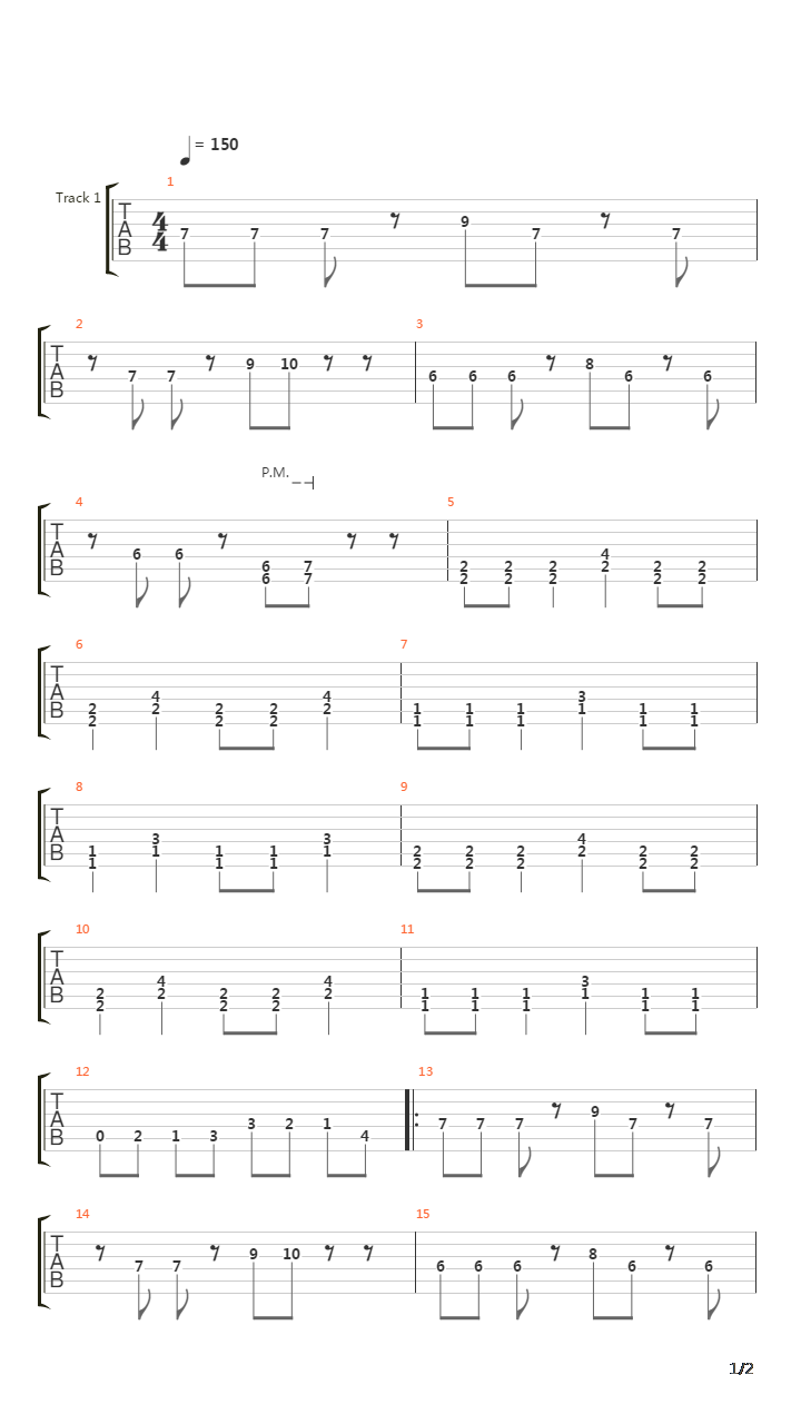 Rabies吉他谱