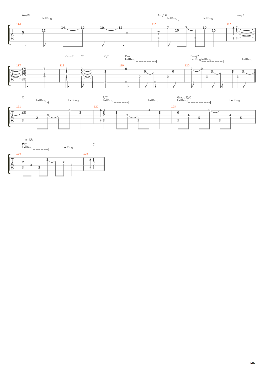 Your Song (Fingerstyle)吉他谱