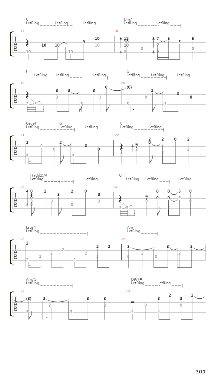 Your Song (Fingerstyle)吉他谱