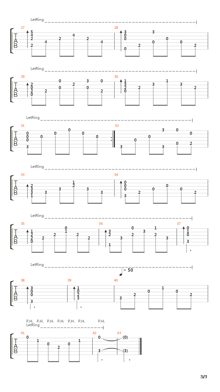 Can't Help Falling In Love (Fingerstyle Tab)吉他谱