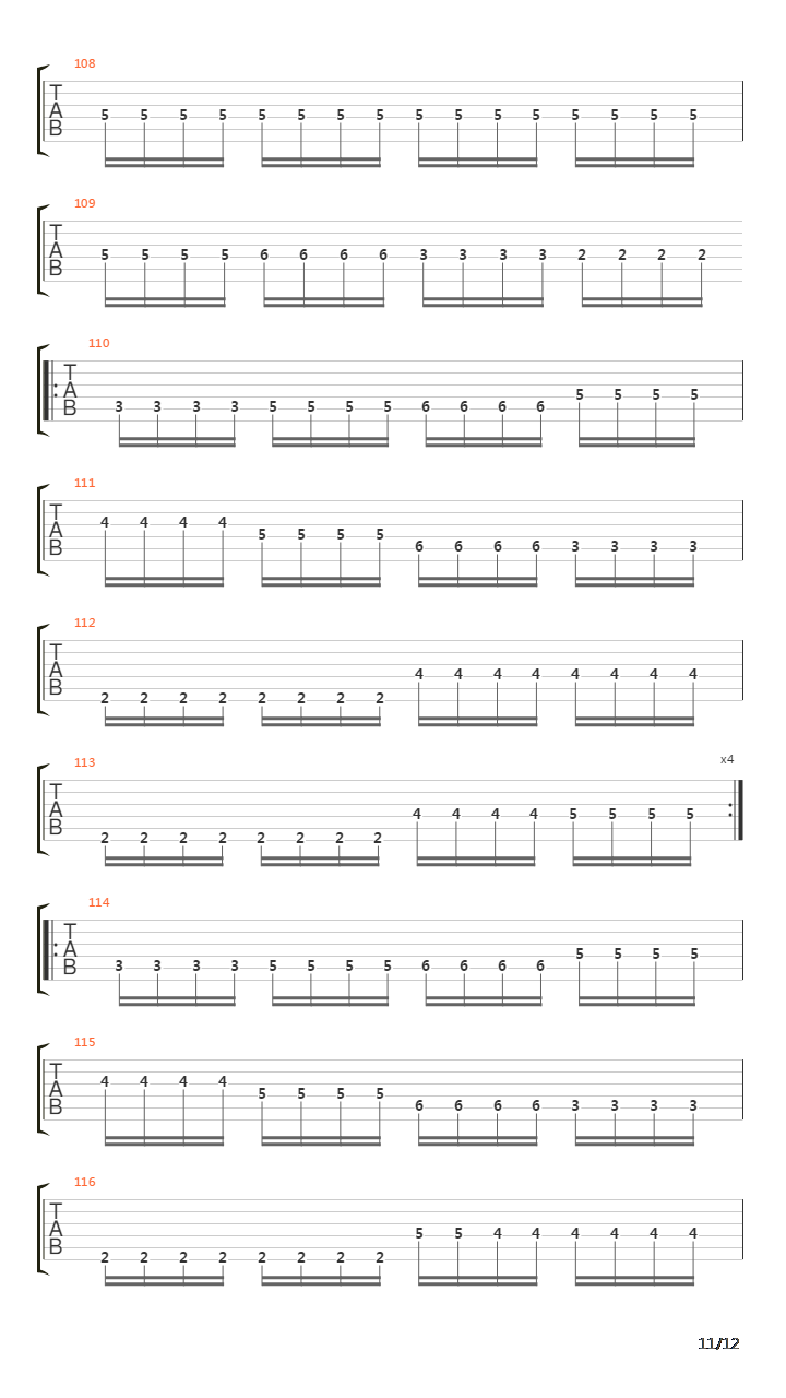 The Loss And Curse Of Reverence吉他谱
