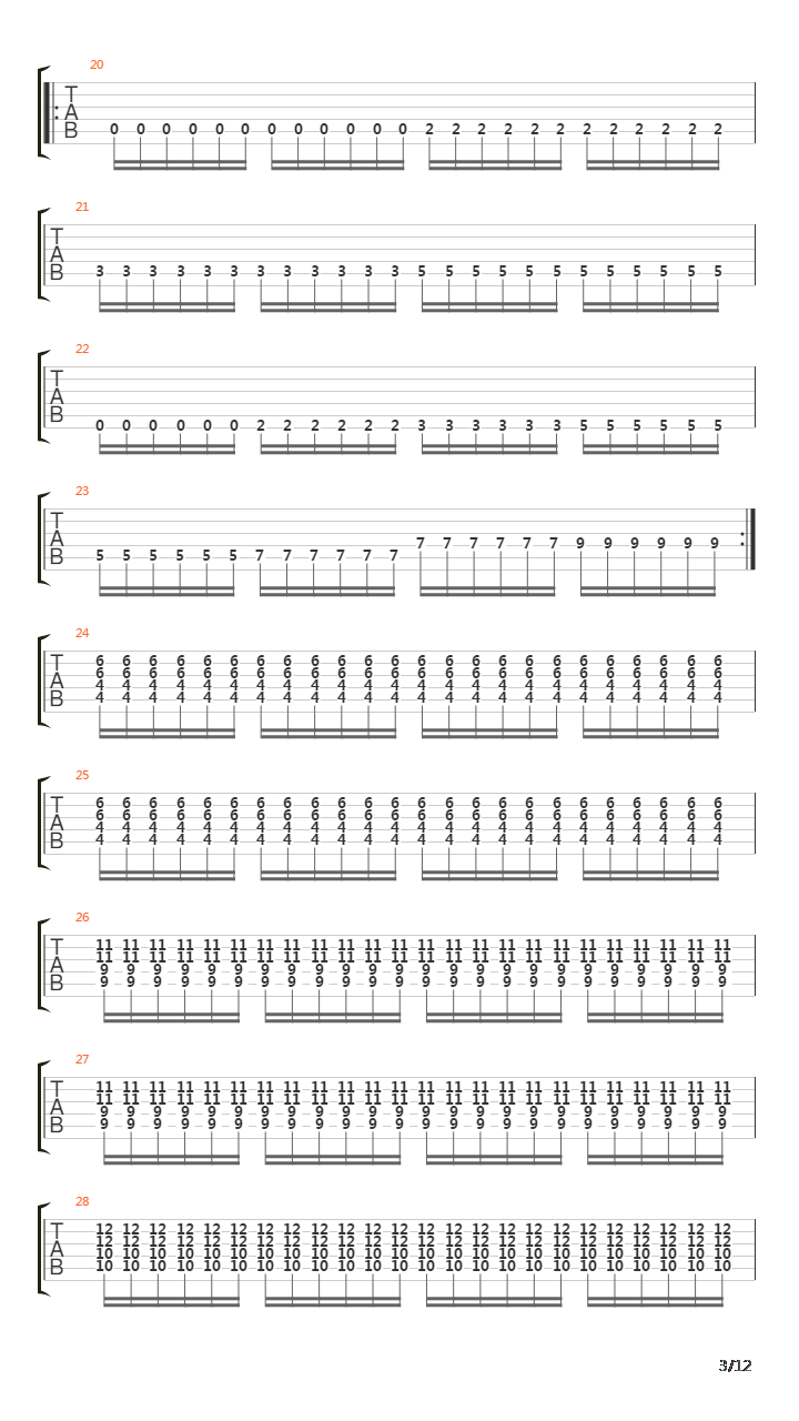 The Loss And Curse Of Reverence吉他谱